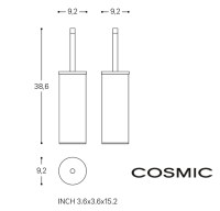 MEDIDAS ESCOBILLERO A SUELO LOGIC COSMIC